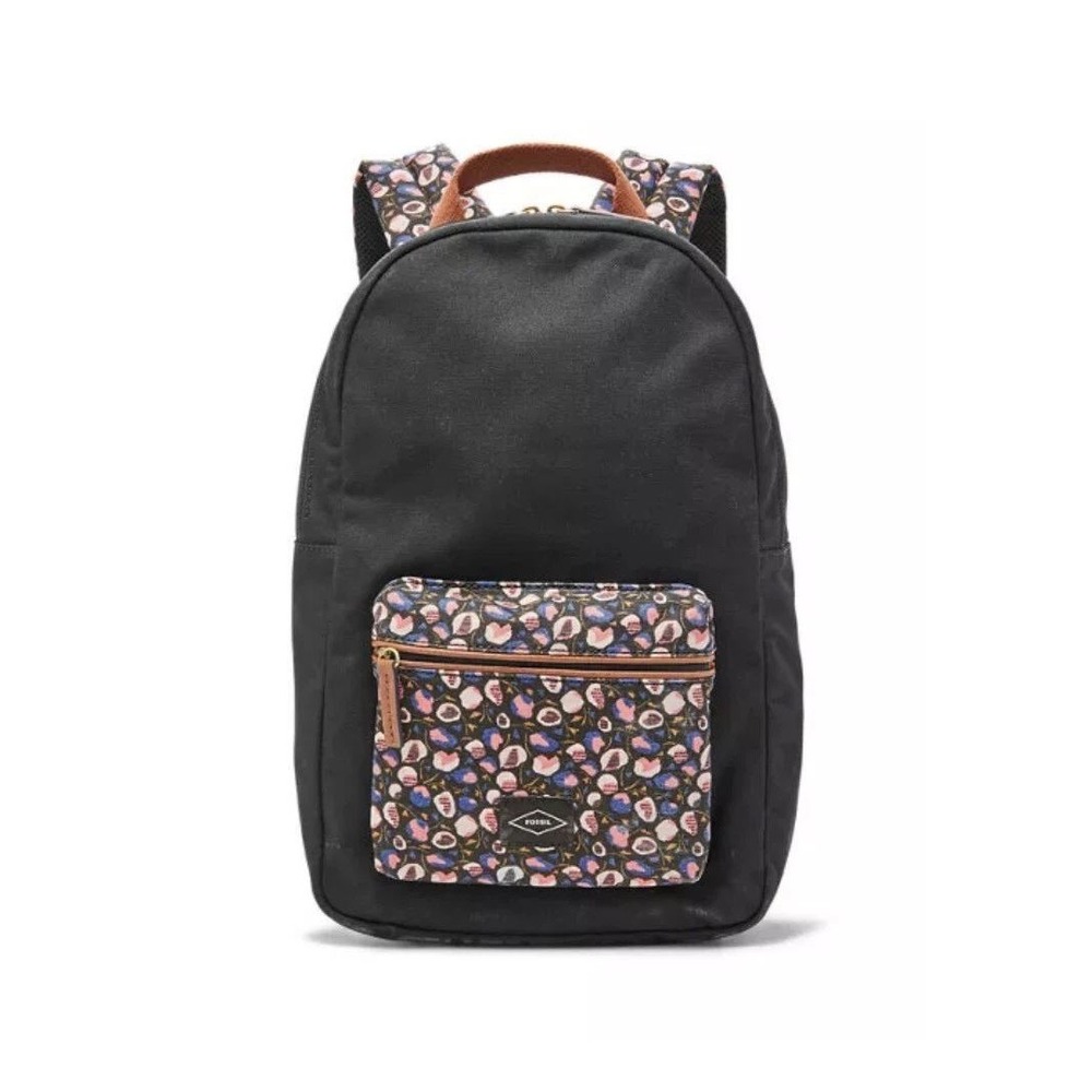 Fossil Black Floral Phoebe backpack‎ Desertcart purse backpack pack bag unisex M
